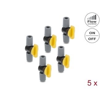 DeLOCK Delock Flow Control Valve for Drip Irrigation – Precise Water Flow Regulation 5 pcs