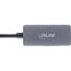 InLine® USB 3.2 netwerkadapterkabel, 2,5 Gb/s Gigabit netwerk, USB-C