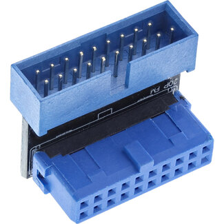 InLine InLine® USB 3.0-adapter intern, male / female, onderaan haaks