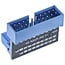 InLine® USB 3.0-adapter intern, male / female, onderaan haaks