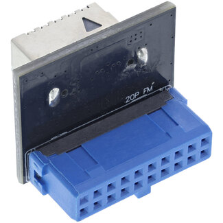 InLine InLine® USB 3.0 naar USB 3.1 voorpaneel Key-A adapter recht intern