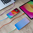 InLine® USB 2.0-kabel, USB-C-snelladingskabel 100 W, Papaya/oranje 2m
