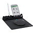 InLine® Multifunctionele muismat met houder voor GSM en pen, zwart, opvouwbaar