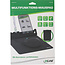 InLine® Multifunctionele muismat met houder voor GSM en pen, zwart, opvouwbaar