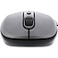 InLine® Muis 3-in-1, Bluetooth + 2x 2,4GHz radio, 5 knoppen, optisch,grijs/zwart