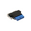 InLine® USB 3.0-adapter, 2x A-aansluiting naar pin-aansluiting