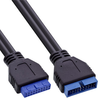 InLine InLine® USB 3.0 interne verlengkabel M/F , 0.35m