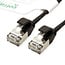 ROLINE GREEN F/UTP DataCenter Patchkabel Cat.6A (Class EA), LSOH, extra dun, zwart, 0,3 m