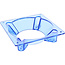 InLine® Ventilator adapter, 120mm op 70/80/90mm, voor warmteafvoer, acryl