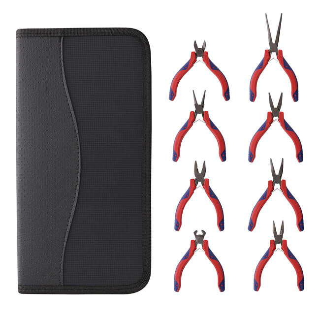 InLine® Elektronicatangen, set, 8-delig