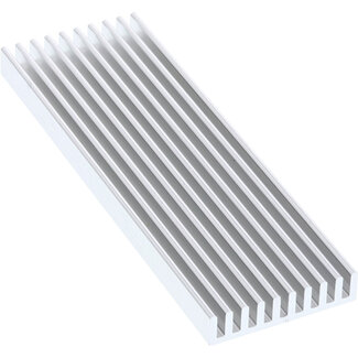 InLine InLine® M.2 SSD Koellichaam, Passief, Met Koelribben, Zilver