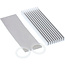 InLine® M.2 SSD Koellichaam, Passief, Met Koelribben, Zilver