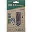 InLine® woodstick USB 3.0 geheugenstick, walnoot, 8GB