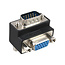 InLine® VGA-adapter 90° hoek 15-pin male / female