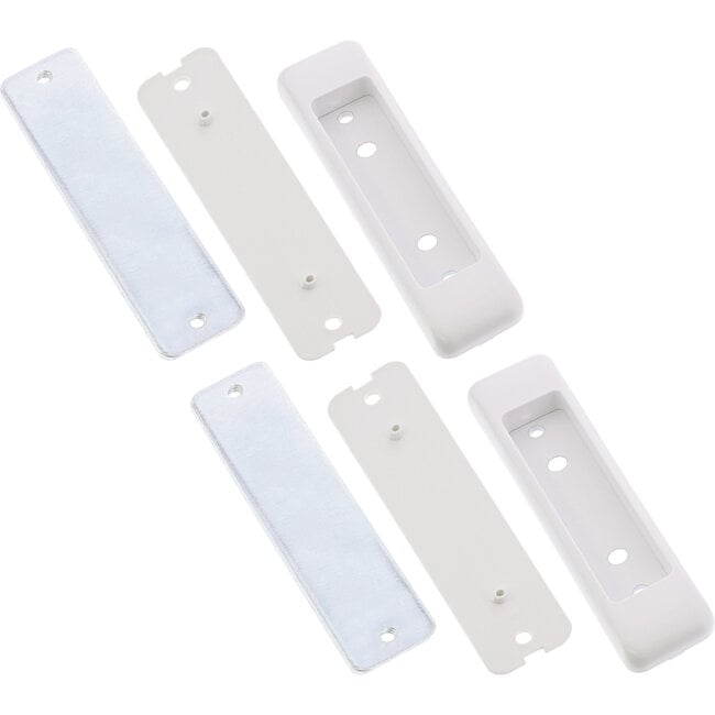 InLine® Slatwall montagezuilen aluminium, voor tafelmontagepaneel, set van 2