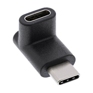 InLine InLine® USB 3.2 Gen.2 adapter, USB-C male naar C female, haaks omhoog/omlaag