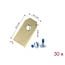 Delock Replacement Blades with Titanium Coating suitable for Husqvarna / Gardena / Segway Robotic Lawn Mowers 30 pieces