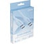 InLine® USB 2.0-kabel, USB-C-snelladingskabel 100 W, ijsbonbon/blauw 0,5m