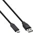 InLine® USB 2.0-kabel, USB-C-stekker naar A-stekker, zwart, 1,5m