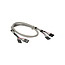 InLine® USB 2.0 verlengkabel, intern, 2x 4-pins male-female aansluiting, 0,60m