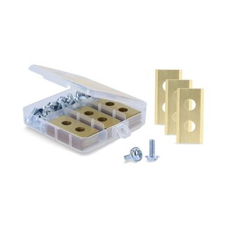 DeLOCK Delock Replacement Blades with Titanium Coating suitable for Worx Landroid Robotic Lawn Mowers 30 pieces