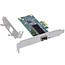 InLine® Gigabit netwerkkaart, 1x SFP, PCIe x1, incl. laagprofiel slot bracket