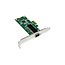 InLine® Gigabit netwerkkaart, 1x SFP, PCIe x1, incl. laagprofiel slot bracket
