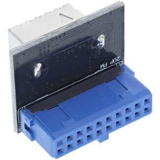 InLine InLine® USB 3.0 naar USB 3.1 voorpaneel Key-B adapter recht intern