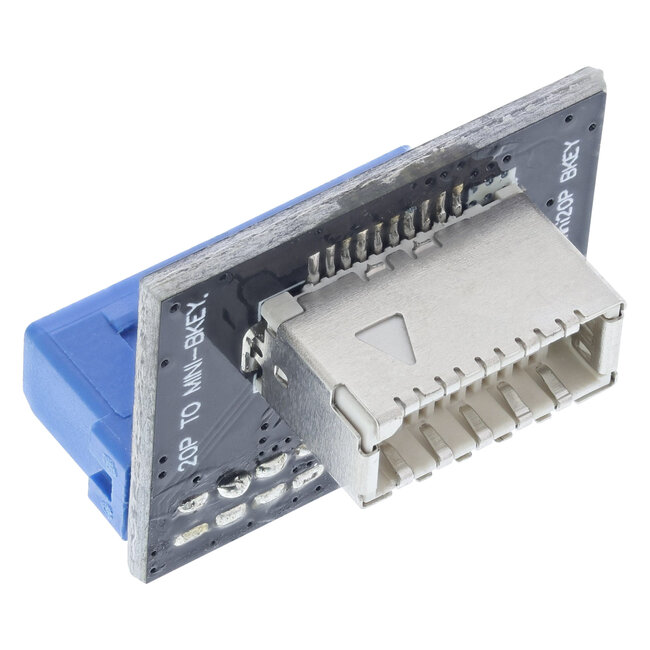 InLine® USB 3.0 naar USB 3.1 voorpaneel Key-B adapter recht intern