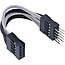 InLine® USB 2.0 verlengkabel, intern, 2x 5-pins male-female aansluiting, 0,05m