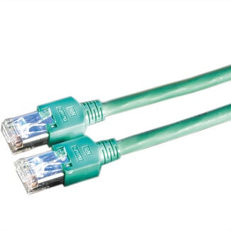 SECOMP DÄTWYLER patchkabel Cat.5e (Klasse D) S/UTP, CU 5502 flex PVC, Hirose TM11, groen, 7 m