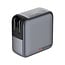 Verbatim USB lader met display | 3x USB-C PD en 1x USB-A QC | incl. USB-C kabel | GaN | 140W | grijs
