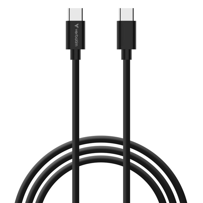 Verbatim USB lader met display | 3x USB-C PD en 1x USB-A QC | incl. USB-C kabel | GaN | 140W | grijs