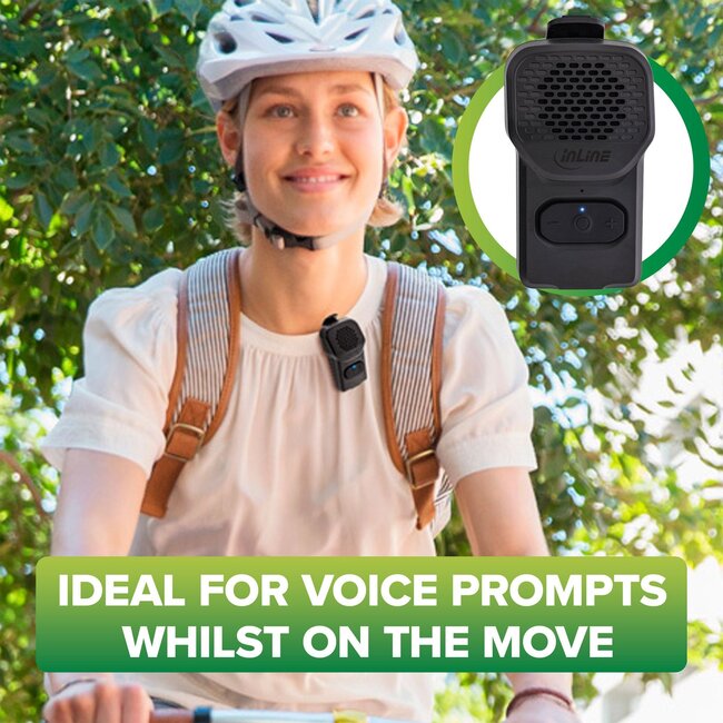 InLine ClipTone portable Bluetooth speaker | hands-free functie | 2W
