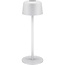 Goobay LED-tafellamp | 25 cm hoog | warm wit | dimbaar | oplaadbaar (USB-C) | wit | IP44