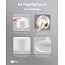 Goobay LED-tafellamp | warm wit | dimbaar | oplaadbaar (USB-C) | wit | IP44