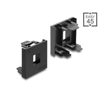 DeLOCK Delock Easy 45 Module Keystone Holder 45 x 45 mm black