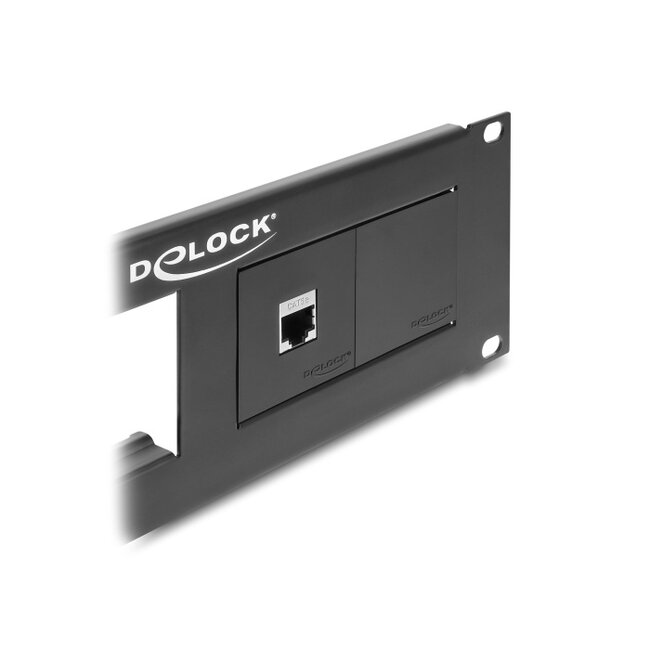 Delock Easy 45 Module Keystone Holder 45 x 45 mm black