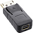 InLine® DisplayPort Adapter, DisplayPort male naar mini DisplayPort female, 4K