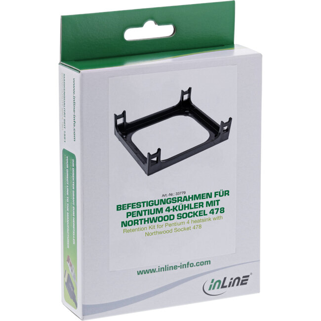InLine® Montageframe. voor Pentium 4 koeler met Northwood socket 478