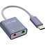 InLine® audio geluidsadapter, USB-C kabel