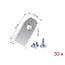 Delock Replacement Blades suitable for Husqvarna / Gardena / Segway Robotic Lawn Mowers 30 pieces