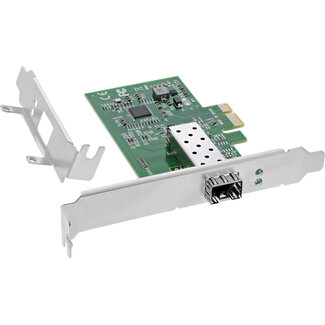 InLine InLine® Gigabit netwerkkaart, 1x LC fiber 1 Gb/s, PCIe x1