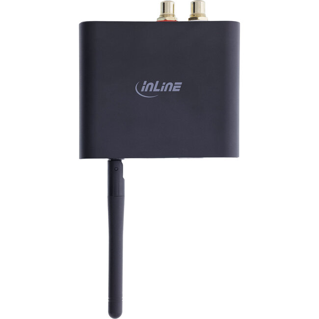 InLine® Bluetooth True Hi-Fi-audio-ontvanger, DAC, BT5.3, RCA + Toslink