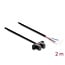 Delock Forked Light Barrier 5 mm Type K with 4 x open cable ends NPN L/D switchable 2 m