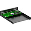InLine® 3,5" voorpaneel, 2x USB-A + 2x USB-C, 10Gb/s, metaal, zwart
