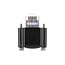 Delock GigE Camera Cable RJ45 plug 90° angled with screws, connector length 28 mm to RJ45 plug Cat.6 S/FTP 5 m black