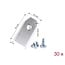 Delock Replacement Blades suitable for Husqvarna / Gardena Robotic Lawn Mowers 30 pieces