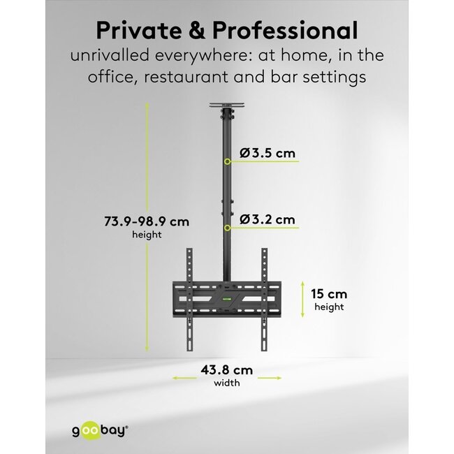 Goobay Ceiling TV Mount (L)