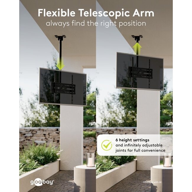 Goobay Ceiling TV Mount (L)